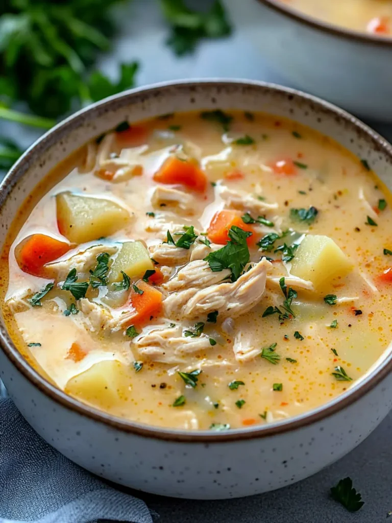 Mouthwatering Slow Cooker Crack Chicken Potato Soup Bliss
